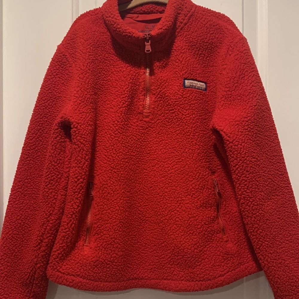 Vineyard Vines Sherpa sweater size S(7-8) - Picture 4 of 4